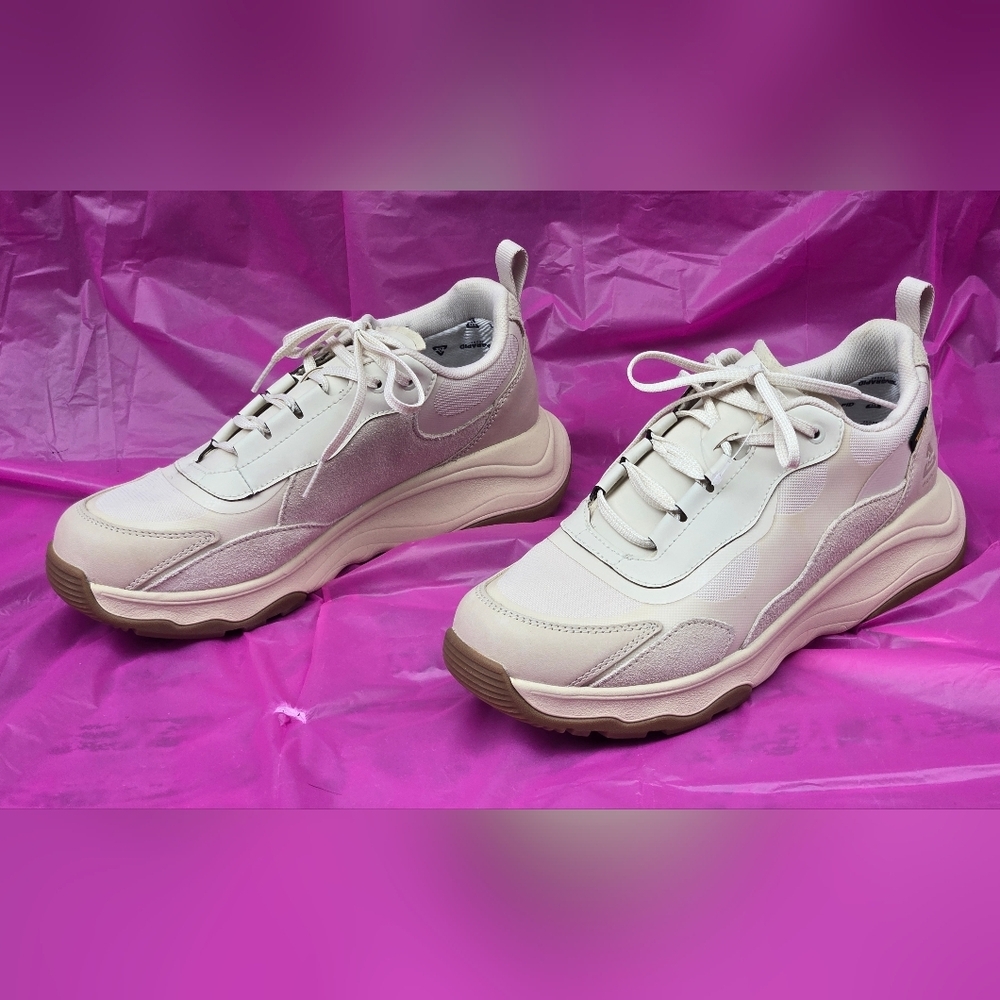 Teva Geotrecca Low RP Hiking Shoe Women's Cream Tan Sneakers - Picture 3 of 6